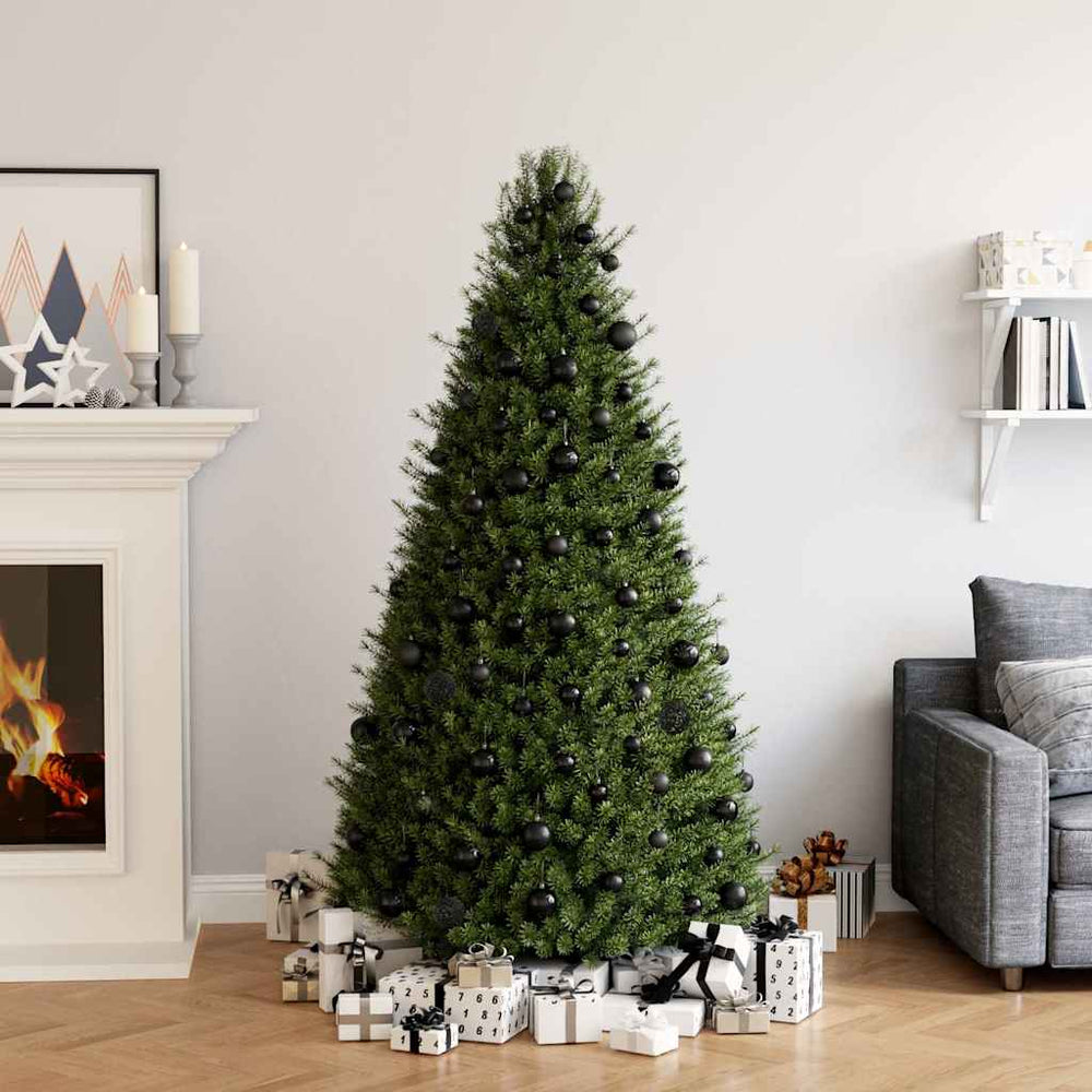 100er Weihnachtskugel Set - Schwarz