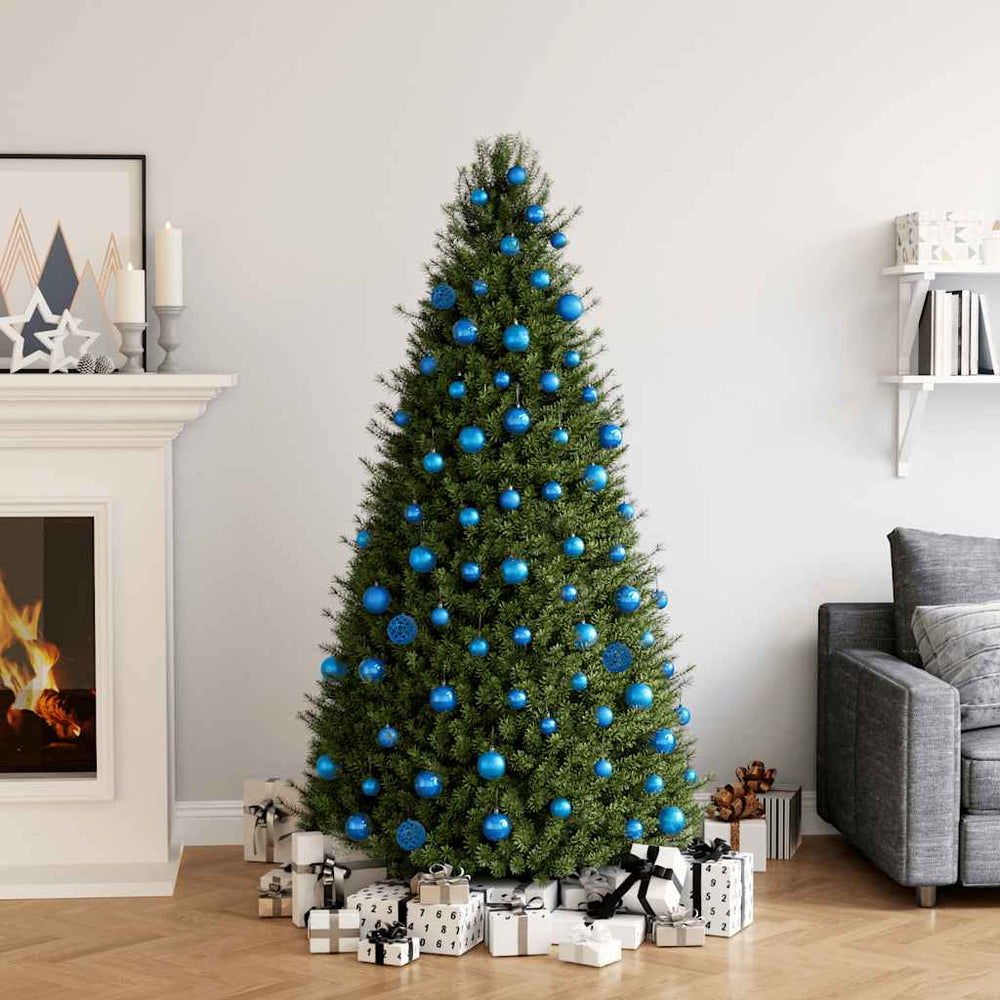 Blaues Weihnachtskugel-Set, 100-teilig