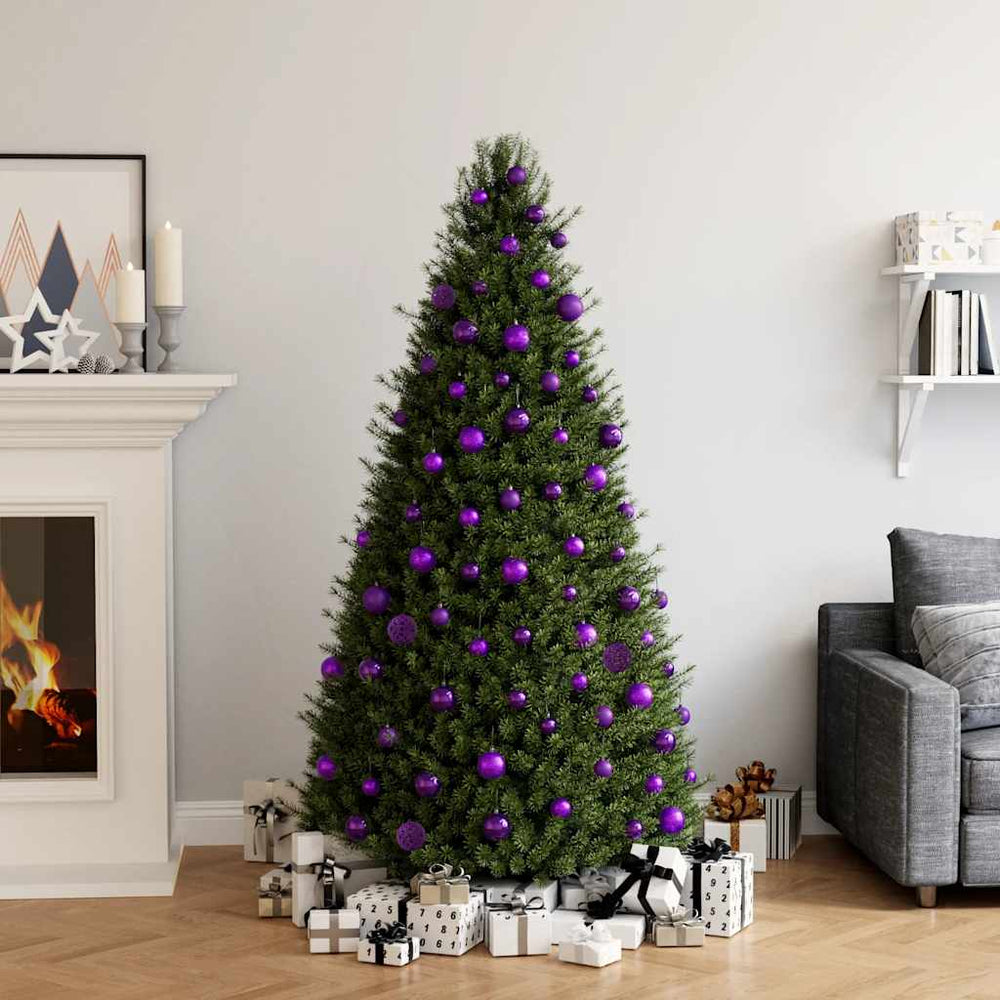 100-teiliges Weihnachtskugel-Set Lila