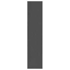 Spiegelschrank Grau Glänzend 60 cm