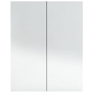 Betongrauer Bad-Spiegelschrank, 60 cm