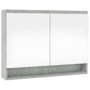 Bad Spiegelschrank Betongrau 80x60 cm