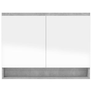 Bad Spiegelschrank Betongrau 80x60 cm