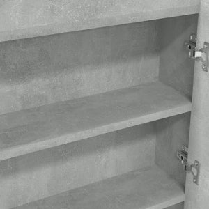 Bad Spiegelschrank Betongrau 80x60 cm