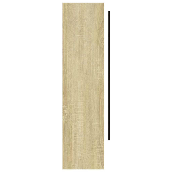Bad Spiegelschrank 80x60 cm Weiß/Eiche