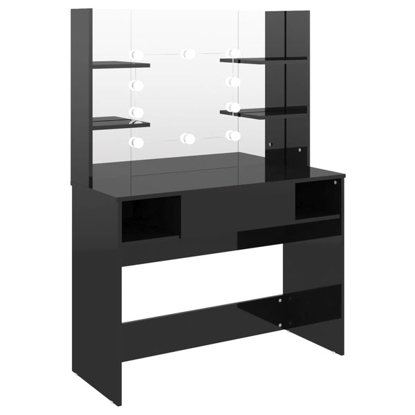 Schminktisch mit LED-Beleuchtung 100 cm