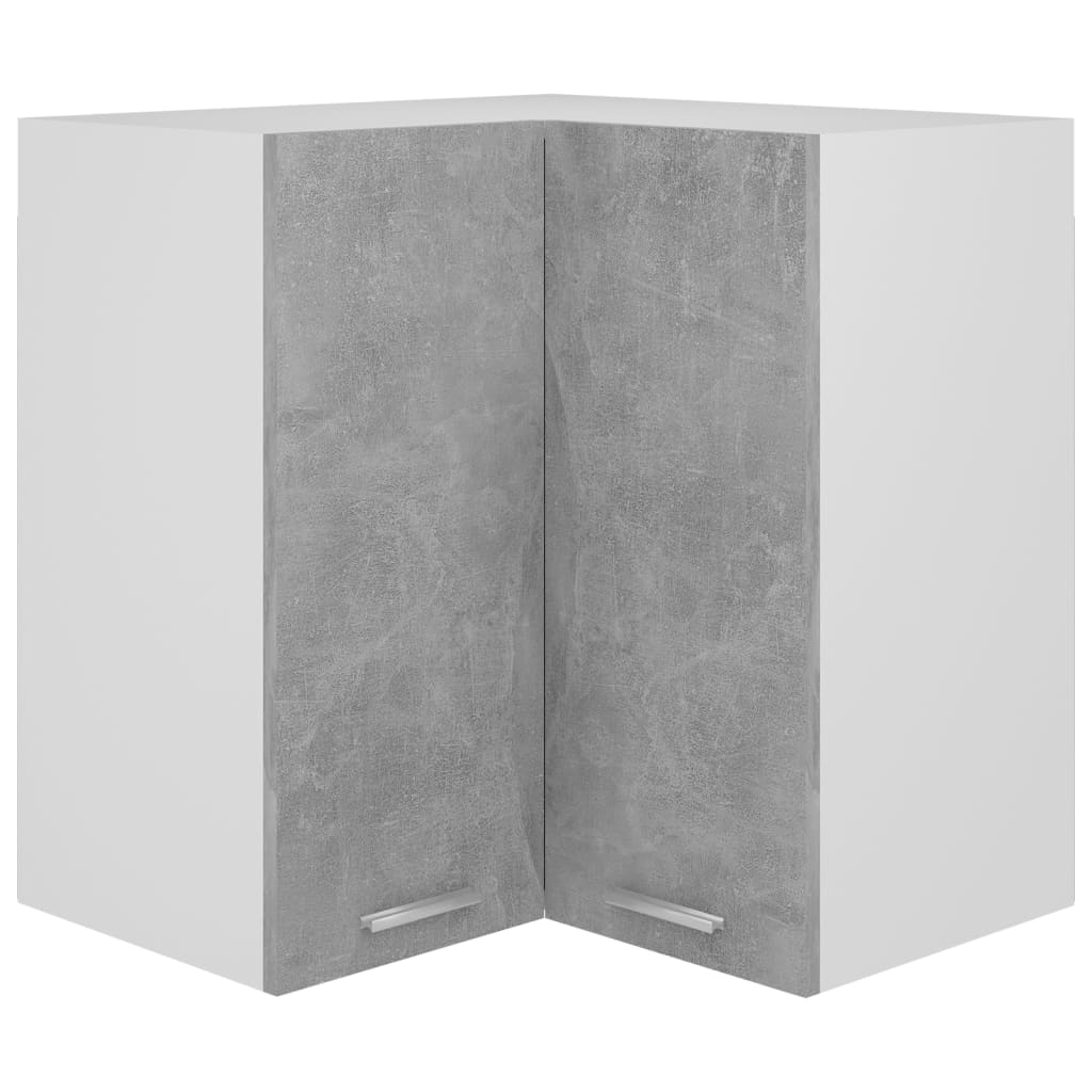 Eckhängeschrank Lyon Betongrau 57x57x60 cm