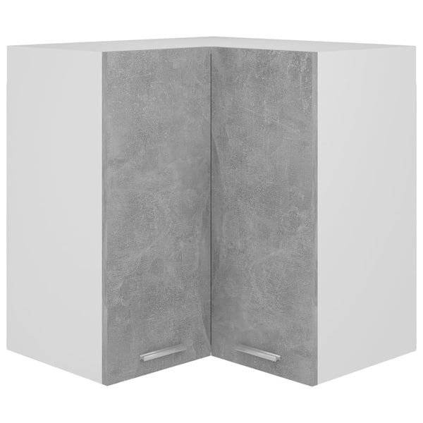 Eckhängeschrank Lyon Betongrau 57x57x60 cm