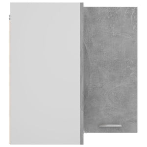 Eckhängeschrank Lyon Betongrau 57x57x60 cm