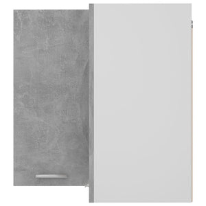 Eckhängeschrank Lyon Betongrau 57x57x60 cm