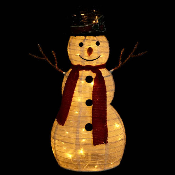 LED Schneemann Weihnachtsdeko 60cm