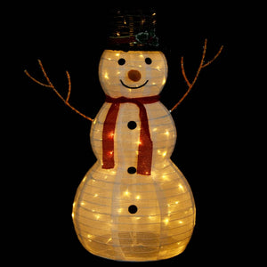 LED Schneemann Weihnachtsdeko 90cm