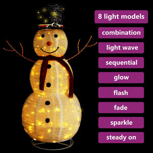 LED Schneemann Weihnachtsdeko 120cm