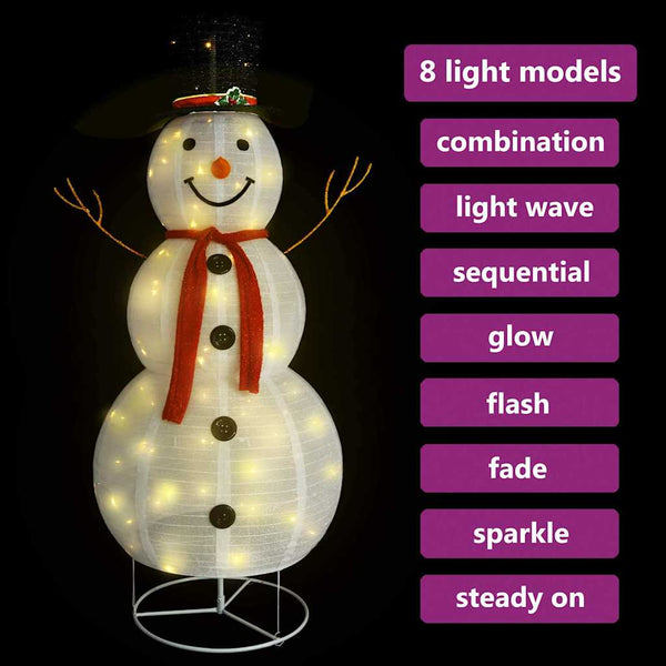 LED Schneemann Weihnachtsdeko 180cm