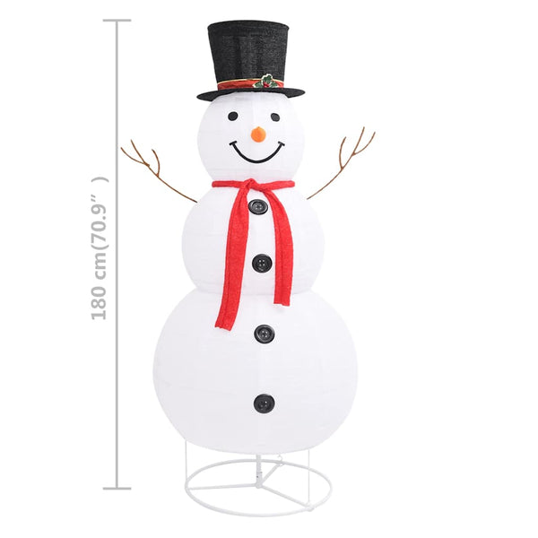 LED Schneemann Weihnachtsdeko 180cm