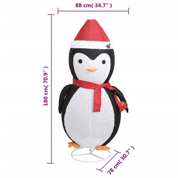 LED Pinguin Weihnachtsdeko Figur 180cm