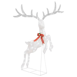 LED Rentier Weihnachtsdeko 120 LEDs Kaltweiß