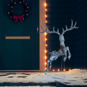LED Rentier Weihnachtsdeko 120 LEDs Kaltweiß