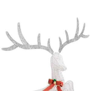LED Rentier Weihnachtsdeko 120 LEDs Kaltweiß