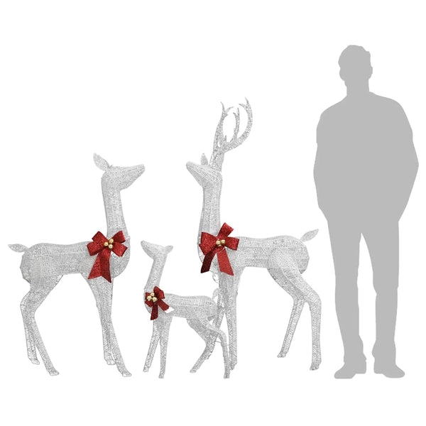 Rentier Familie Weihnachtsdeko mit 201 LEDs