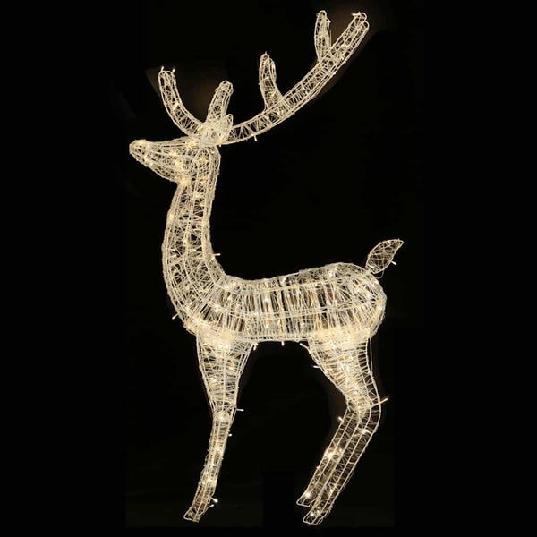 LED Rentier Weihnachtsdeko XXL 180cm