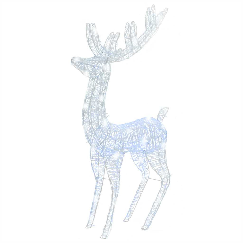 XXL LED Rentier Weihnachtsdeko - 180cm Kaltweiß