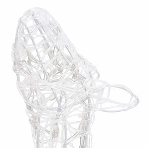 vidaXL Famille de rennes LED Décoration de Noël Acrylique 160 LED Blanc chaud