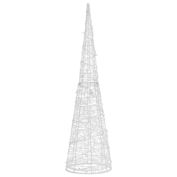 LED Kegel Acryl Pyramide Blau 120cm