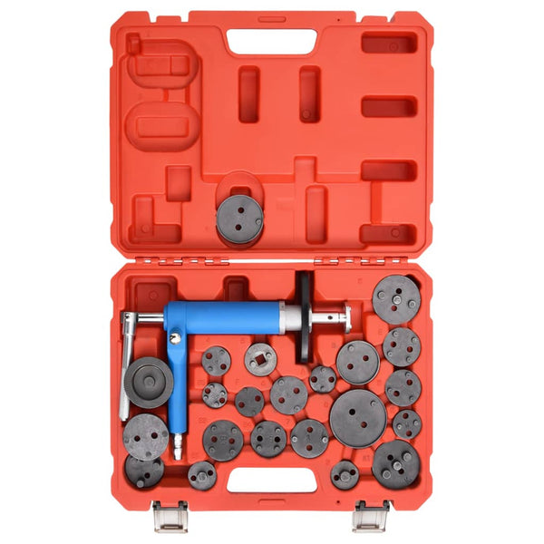 vidaXL Jeu d'outils universel pour repousse-piston de frein pneumatique 23 pcs