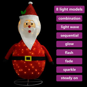LED Weihnachtsmann Deko Figur 120cm