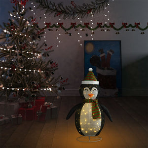 LED Pinguin Weihnachtsdeko – 60cm Luxus Stoff