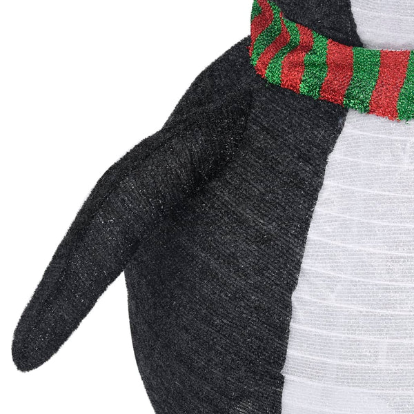 LED Pinguin Weihnachtsdeko – 60cm Luxus Stoff