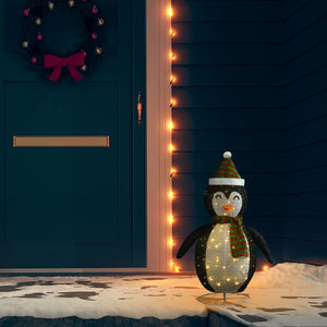 LED Pinguin Weihnachtsdeko – 60cm Luxus Stoff