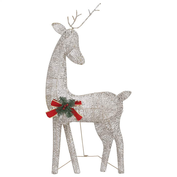 LED Rentier Weihnachtsdeko Golden Warmweiß 270cm