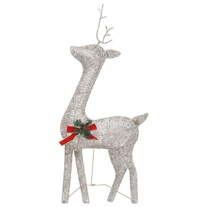 LED Rentier Weihnachtsdeko Golden Warmweiß 270cm
