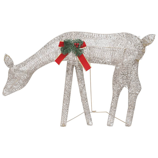 LED Rentier Weihnachtsdeko Golden Warmweiß 270cm