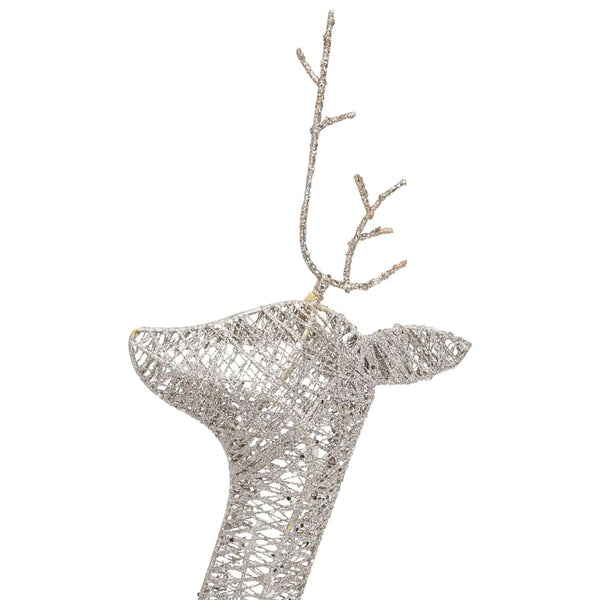 LED Rentier Weihnachtsdeko Golden Warmweiß 270cm