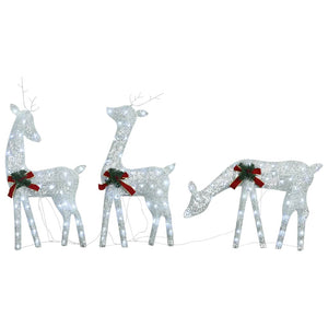 Weihnachtsdeko Rentiere mit LED, 270cm