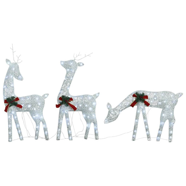 Weihnachtsdeko Rentiere mit LED, 270cm