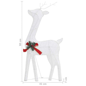 Weihnachtsdeko Rentiere mit LED, 270cm