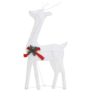 Weihnachtsdeko Rentiere mit LED, 270cm
