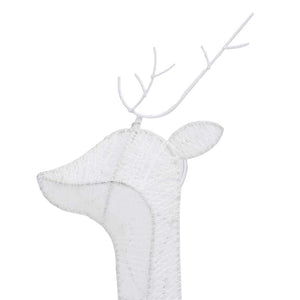 Weihnachtsdeko Rentiere mit LED, 270cm