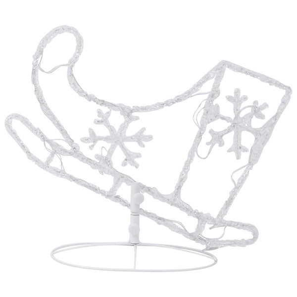LED Rentier Schlitten Weihnachtsdeko