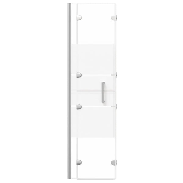 Faltbare Duschkabine ESG 100x140 cm Weiß