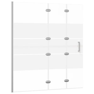 Faltbare Duschkabine ESG 120x140 cm Weiß