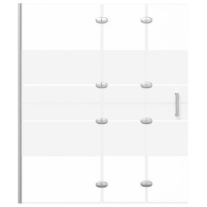 Faltbare Duschkabine ESG 120x140 cm Weiß