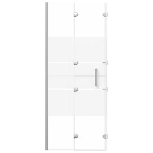 Faltbare Duschkabine ESG 120x140 cm Weiß