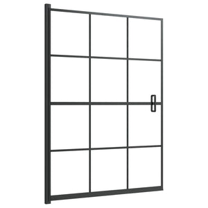Duschkabine ESG 100x140 cm Schwarz