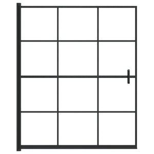 Duschkabine ESG 116x140 cm Schwarz