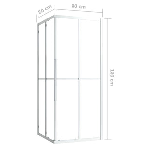 Duschkabine ESG 80x80x180 cm